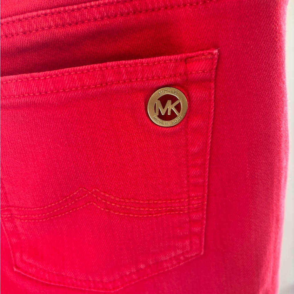 Michael Kors Red Jeans, 6 - Picture 3 of 6